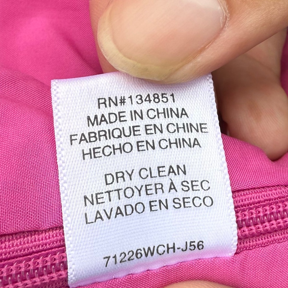 NWOT Wayf Anthropologie Barbiecore Pink Faux Leather Crop Top / L - Picture 16 of 17